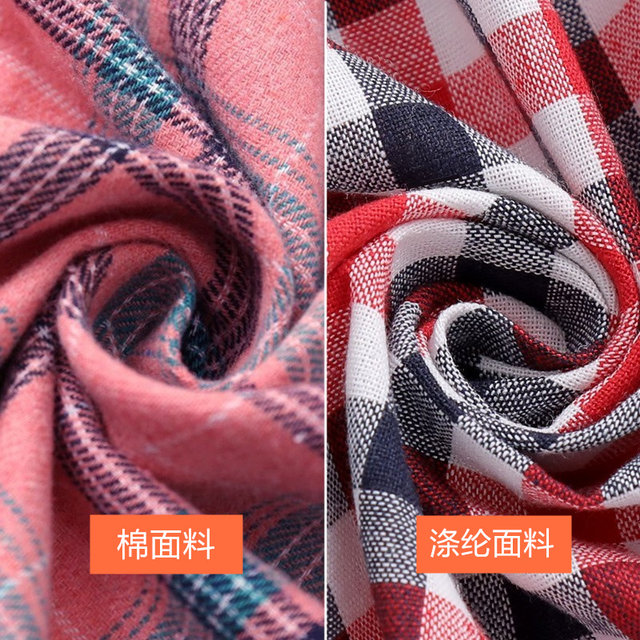 Spring and autumn new middle -aged and elderly women's large size grid shirt middle -aged people foreign lapel coat mothers pure cotton shirt