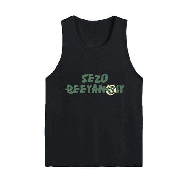 Mint green suspender vest for women in summer 2025 new sports wear dopamine loose sleeveless vest top