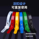 Retractable buckle nylon cable tie removable removable color plastic gardening cable tie reusable buckle