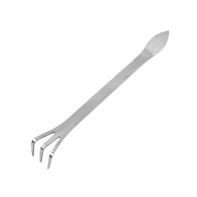 Special small rake for stainless steel bonsai, flower pot loose soil artifact, flower gardening tool, small scratch rake, three-claw rake