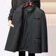 Fall and winter middle-aged and elderly men's fleece jacket dad's lapel business clothes middle-aged men's thick jacket top
