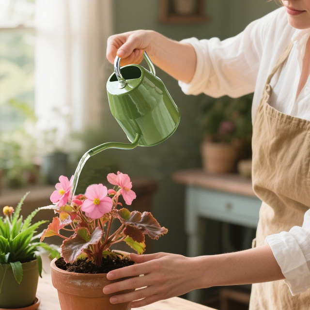 Worsch flower watering kettle long mouth sprinkler kettle iron gardening home large capacity pointed small mouth meaty watering kettle