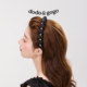 DODOGOGO high-end zircon pearl winding with toothed hairband fashionable exquisite versatile hair card temperament hair accessories