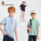 Xiabushi children's clothing boys quick-drying short-sleeved polo shirt 25 summer new product big children outdoor leisure children's breathable T-shirt