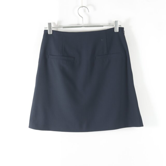 Japanese style commuting versatile side invisible zipper high waist slim short skirt for women solid color fashionable hip skirt