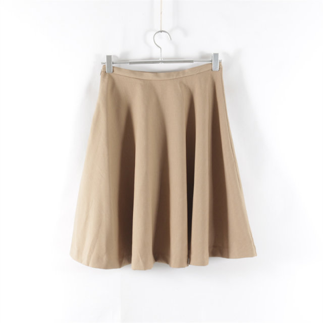 New daily summer commuting versatile side invisible zipper high waist slim short skirt for women solid color A-line skirt