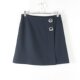 Japanese style commuting versatile side invisible zipper high waist slim short skirt for women solid color fashionable hip skirt