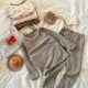 Class A pure cotton autumn and winter thermal underwear set for boys and girls, baby home clothes, autumn clothes and long pants, children's boneless pajamas