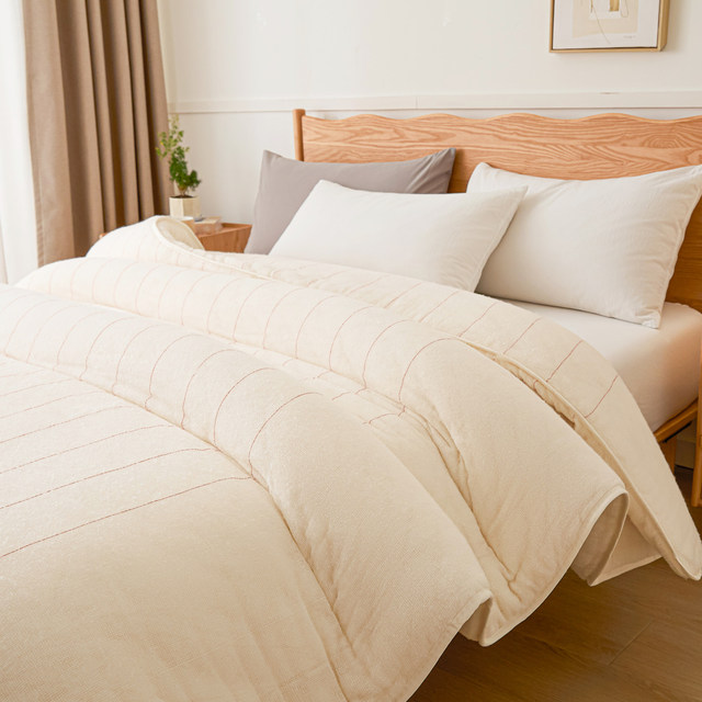 Xinjiang Changdong cotton quilt quilt quilt all -cotton quilt cotton wool mattress, bedding, thickened warm spring and autumn and winter

