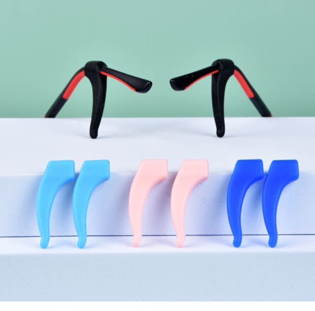 Children's glasses anti -sliding case children's anti -exercise ear hook ear hook ears silicon glue case anti -falling eyes