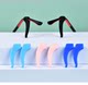 Children's glasses anti -sliding case children's anti -exercise ear hook ear hook ears silicon glue case anti -falling eyes