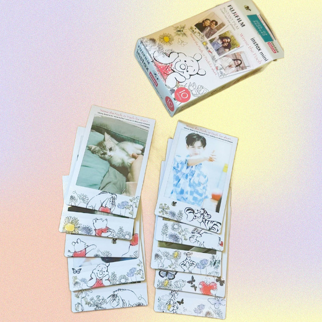 Fuji mini photo paper Polaroid mini7/8/9/11/mini12/40/90 Universal mini 3-inch photo paper