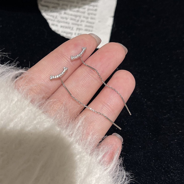 ANDYWEN 925 Sterling Silver Plain Flower Ear Cuff Non Piercing Clips Earcuff Earring 2021 Wedding Gift Simple Jewelry Pendiente