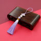 14 cm Chinese knot tassels pie mobile phone case bookmark pendant wind element jewelry mini pendant tassels pie