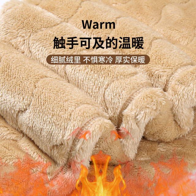 Mother's winter corduroy pants plus velvet thickened outer wear middle-aged and elderly women's autumn and winter straight warm pants grandma cotton pants