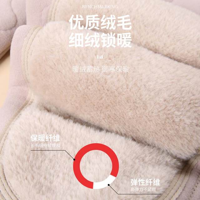 Mom plus velvet thickened cotton pants in autumn and winter grandma wears high-waisted camel velvet pants for middle-aged and elderly women's warm pants