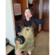 Gold large-sleeved sleeveless vest skirt for women in spring and summer 2025 new fat mm large-size women's dopamine dress