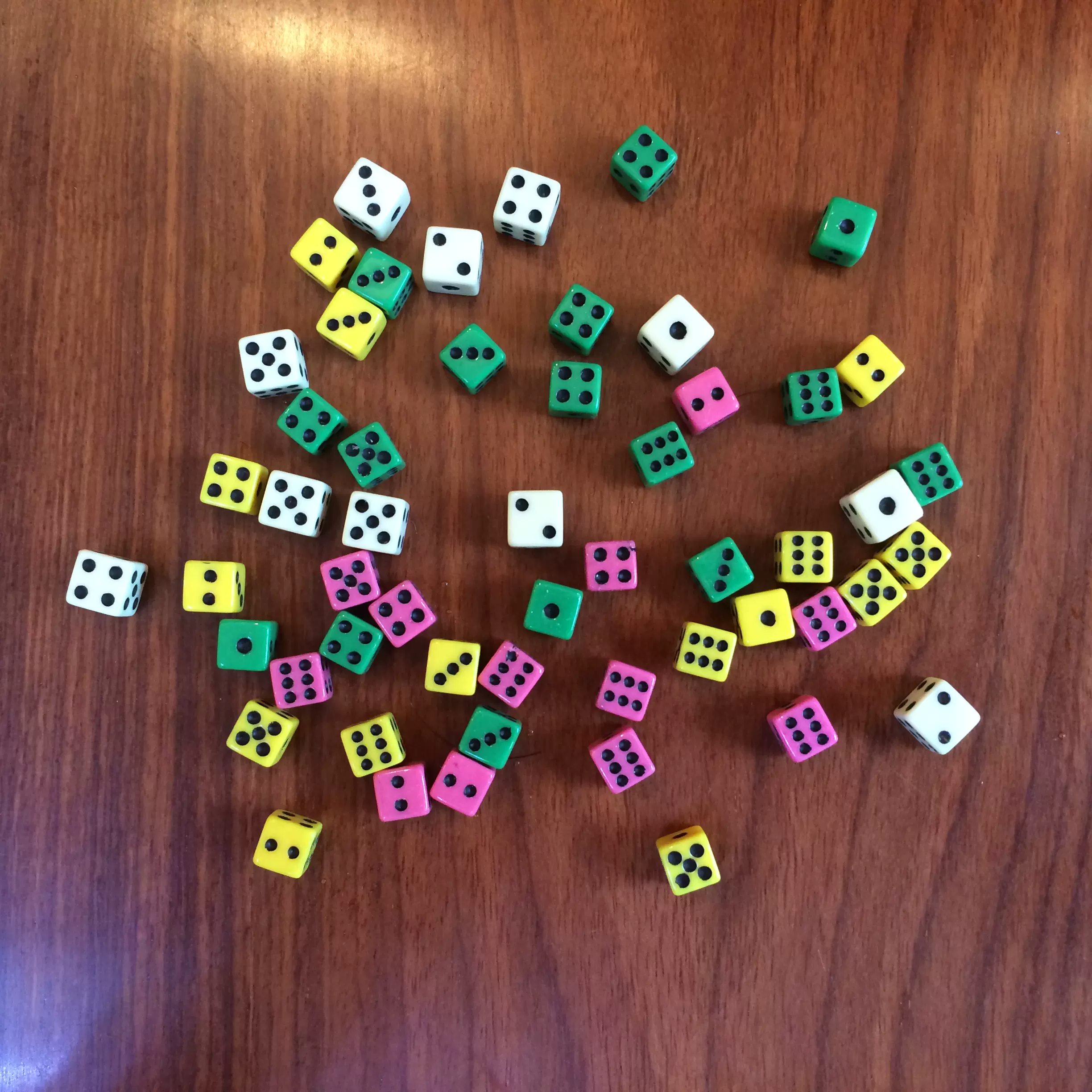 8 方角特小号骰子8mm方角骰子色子拼图用 平面模型设计