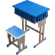 Primary school students tablecloth table cover desk cover rectangular school learning waterproof elastic table cover blue desk cloth pad