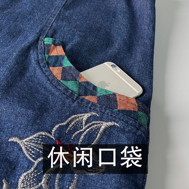 Middle-aged and elderly women's denim vests for spring and autumn, elderly plus fat models, large size waistcoats and vests for mothers, women's outer vests