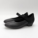 Soft and comfortable single shoes, mid-heel genuine leather cabinet, Yaste women's shoes, soft-surface, soft-soled mother's shoes, mid-heel Velcro work shoes