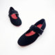 
Cabinet Ya's women's shoes soft and comfortable flat shoes genuine leather mother's shoes soft leather soft sole Velcro shallow mouth leather shoes new