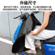 Universal windshield for electric motorcycles, widened double-sided waterproof split windshield, thickened knife scraper leg guard