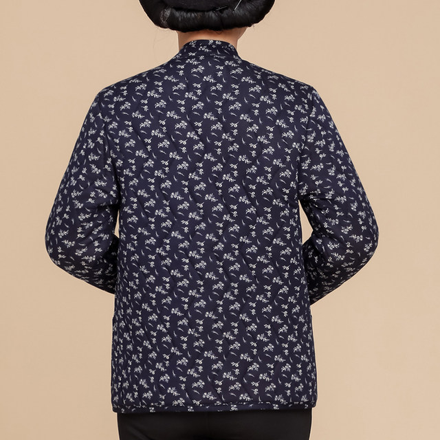 Middle-aged and elderly women's winter clothing, cotton-padded clothes, small cotton-padded jackets for mothers to wear under the skin, grandma's camel down cotton warm thick cotton clothes 2023