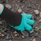 Gardening gloves are puncture-resistant and waterproof with claws, wear-resistant and digging, special for gardening, flower and vegetable labor protection, durable and anti-prick protection