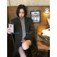 SukiiRED plush turtleneck sleeveless knitted vest for women in autumn new style inside and outside wearing vest sweater.