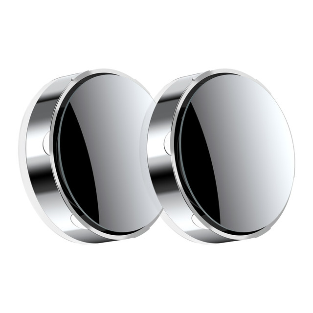Suction cup reversing rearview mirror small round mirror car blind spot auxiliary artifact reflective mirror 360-degree wide-angle ultra-clear