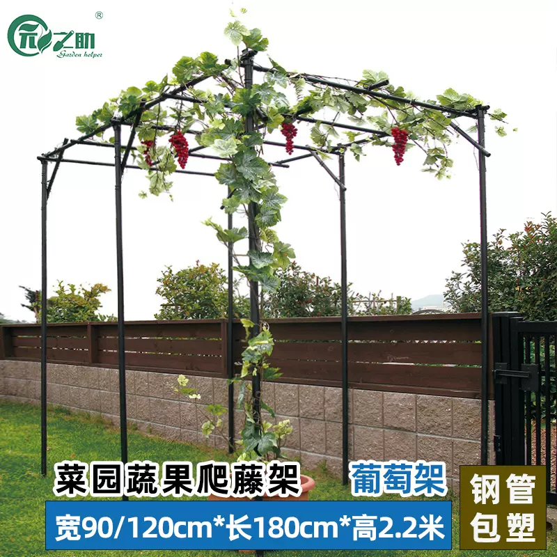 葡萄架爬藤架花架庭院支架葫芦攀爬架子百香果户外植物