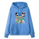 Semir cartoon spring and autumn versatile sweatshirt for women pure cotton hooded casual loose Mickey slim sports top pullover