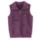 Middle-aged and elderly women's mink velvet vest outer wear middle-aged mother's clothing spring and autumn tops grandma's clothing jacket waistcoat