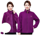 Middle-aged and elderly women's clothing with velvet plush thickened coral velvet top coat cardigan sweatshirt large size fleece jacket mother suit
