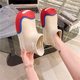 AKM rain boots for women in spring and autumn can be detached and washed in rainy days. Adult rain boots are worn on the outside, with a short tube, thick sole, waterproof and anti-slip