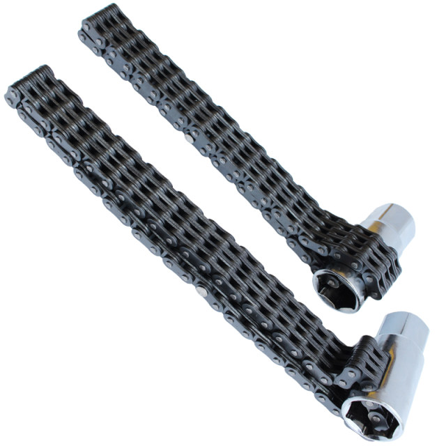 Double chain sleeve filter cleaner wrench filter element filter wrench auto repair machine oil grid disassembly machine repair wrench
