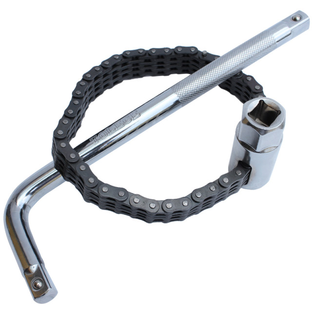 Double chain sleeve filter cleaner wrench filter element filter wrench auto repair machine oil grid disassembly machine repair wrench
