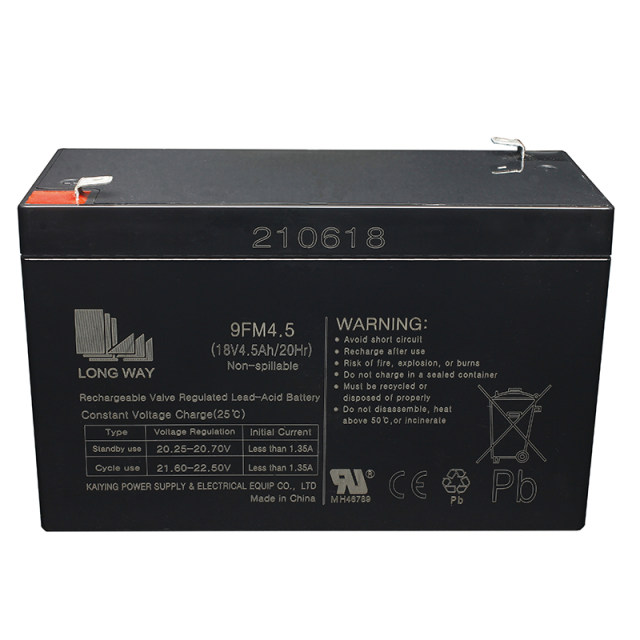 Longway Longwei 18V4.45A Music Audio 9FM4.5AH lead -acid battery Outdoor square dance battery
