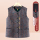 Mom wear spring and autumn vest new jacket middle-aged and elderly women's tops grandma vest old lady horse clip vest