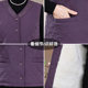 Elderly women's down cotton vest grandma warm plus velvet vest jacket mother vest autumn and winter top 60
