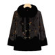 
Grandma's winter coat, middle-aged and elderly fur all-in-one coat, female mother's warm top, velvet thickened cotton jacket for the elderly