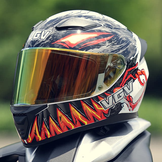 3c certified VGV motorcycle helmet electric bike men and women four seasons hard helmet retro riding off-road motorcycle full helmet