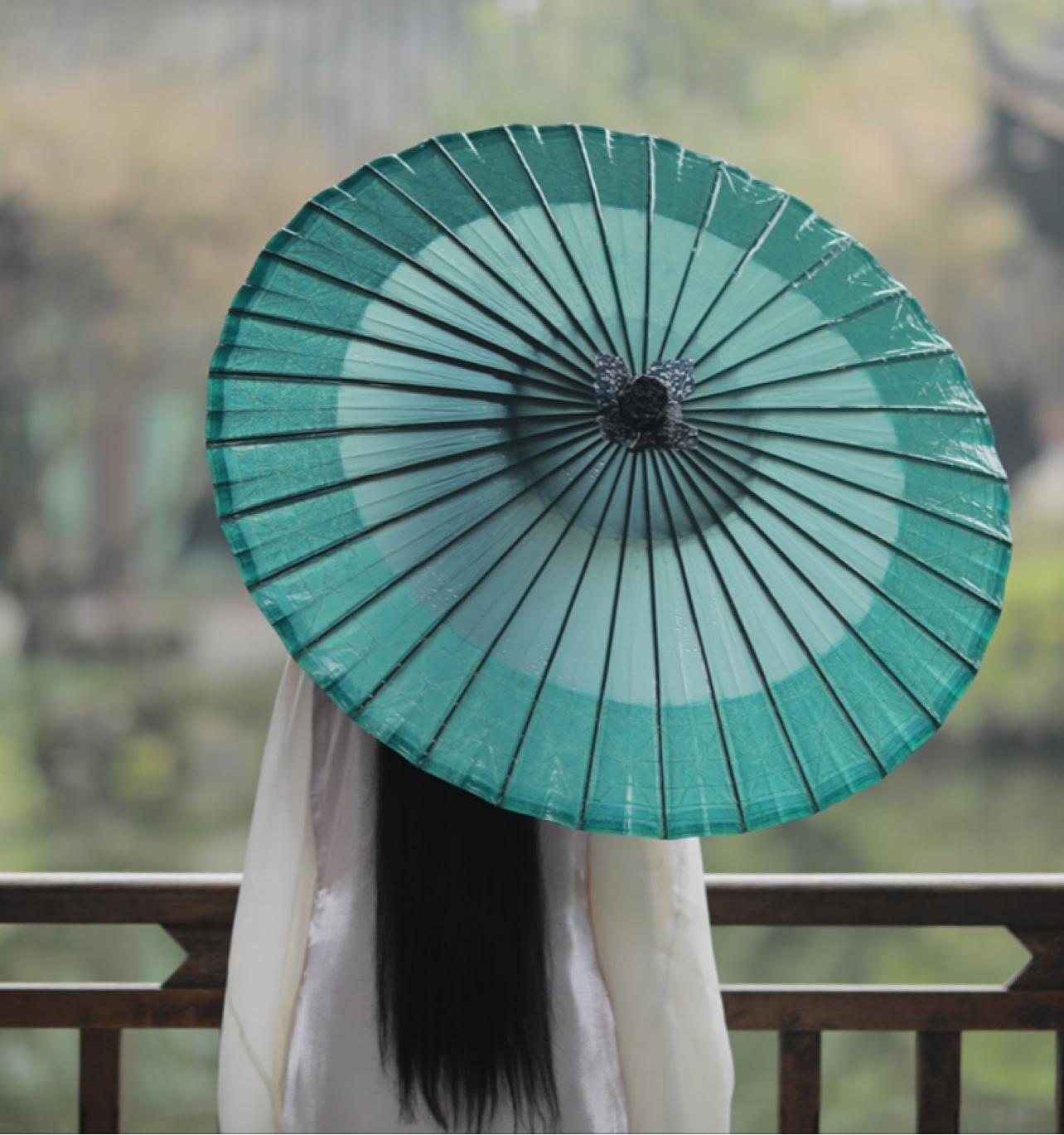 雨中伞唯美图片古风图片