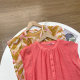 
F2 high-end printed model ~ 25 summer new style simple women's stand-up collar loose crest top sleeveless T-shirt shirt