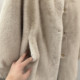 Middle-aged and elderly mother's mink velvet coat women's winter casual versatile mother-in-law daily winter wear loose lightweight coat