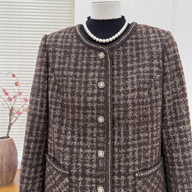 Mom's winter Chinese-style cotton-padded clothes for women plus fat and enlarged new style foreign-style coats for middle-aged and elderly women autumn and winter cotton-padded jacket tops