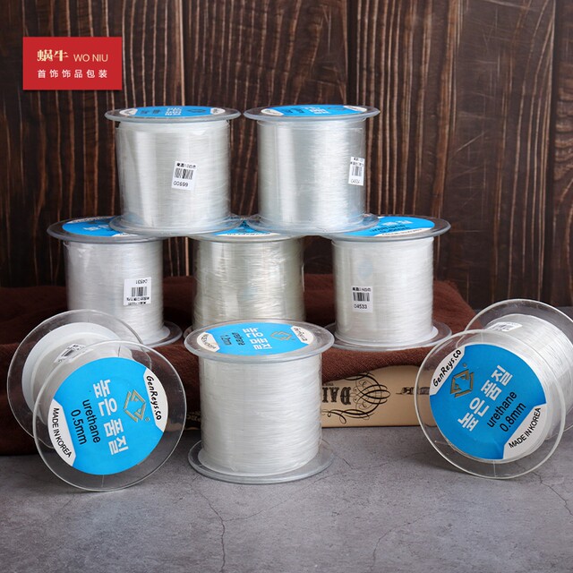 High Elastic Line Thread GY high round elastic line bead elastic line round transparent crystal ...