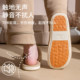 PU waterproof cotton slippers for women autumn and winter 2025 new indoor home soft bottom non-slip warm silent slippers for men