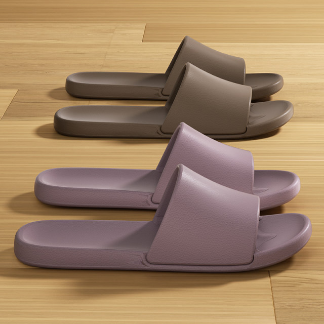 Japanese style anti-slip and anti-odor household eva slippers for women in summer indoor home bathroom bathing high-end sandals
